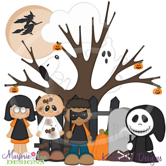 Spooky Village Nutty Crew 2 SVG Cutting Files Includes Clipart - Click Image to Close